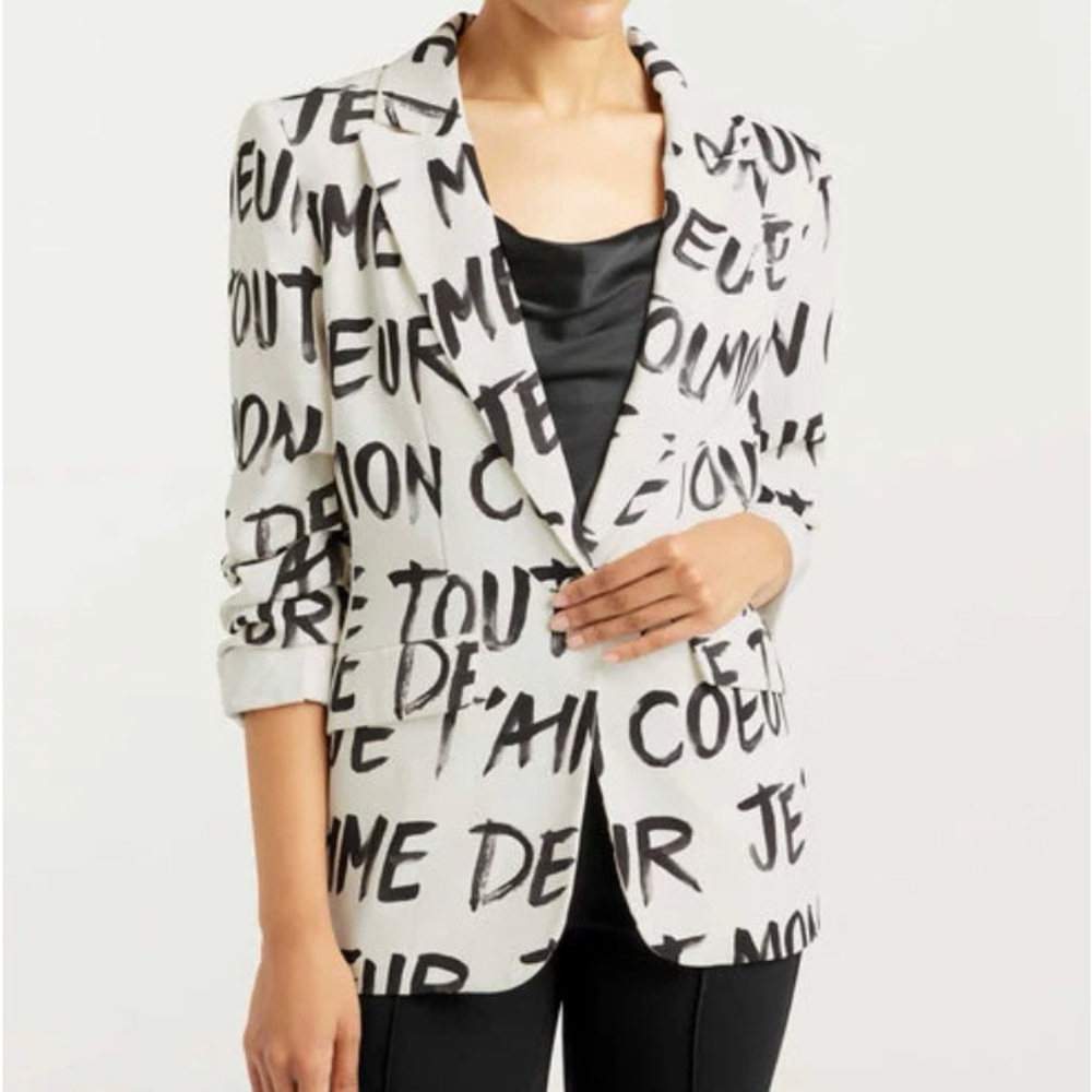 Cinq A Sept Amour Scrunched Blazer